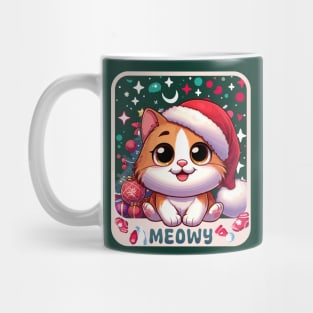 Meowy Christmas Mug